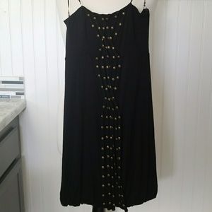 Guess Strapless Studded Cocktail Dress